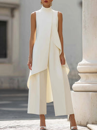 Everly™ - Elegant Wide-leg Two-piece Suit