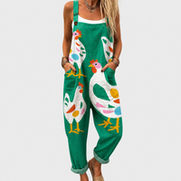 Comfortable Printed Jumpsuit