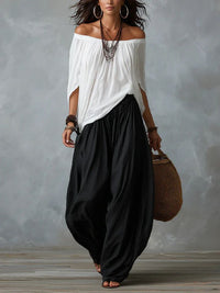 Camila™ | Effortless Off-Shoulder Two-Piece Set