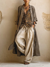 Natural 3-Piece Set™ - Premium Cotton and Linen Blend